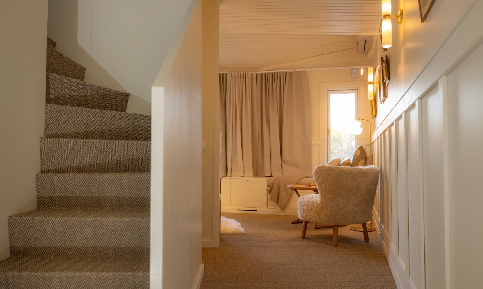 Aino Private Island Hotel River Suite entrance to loft