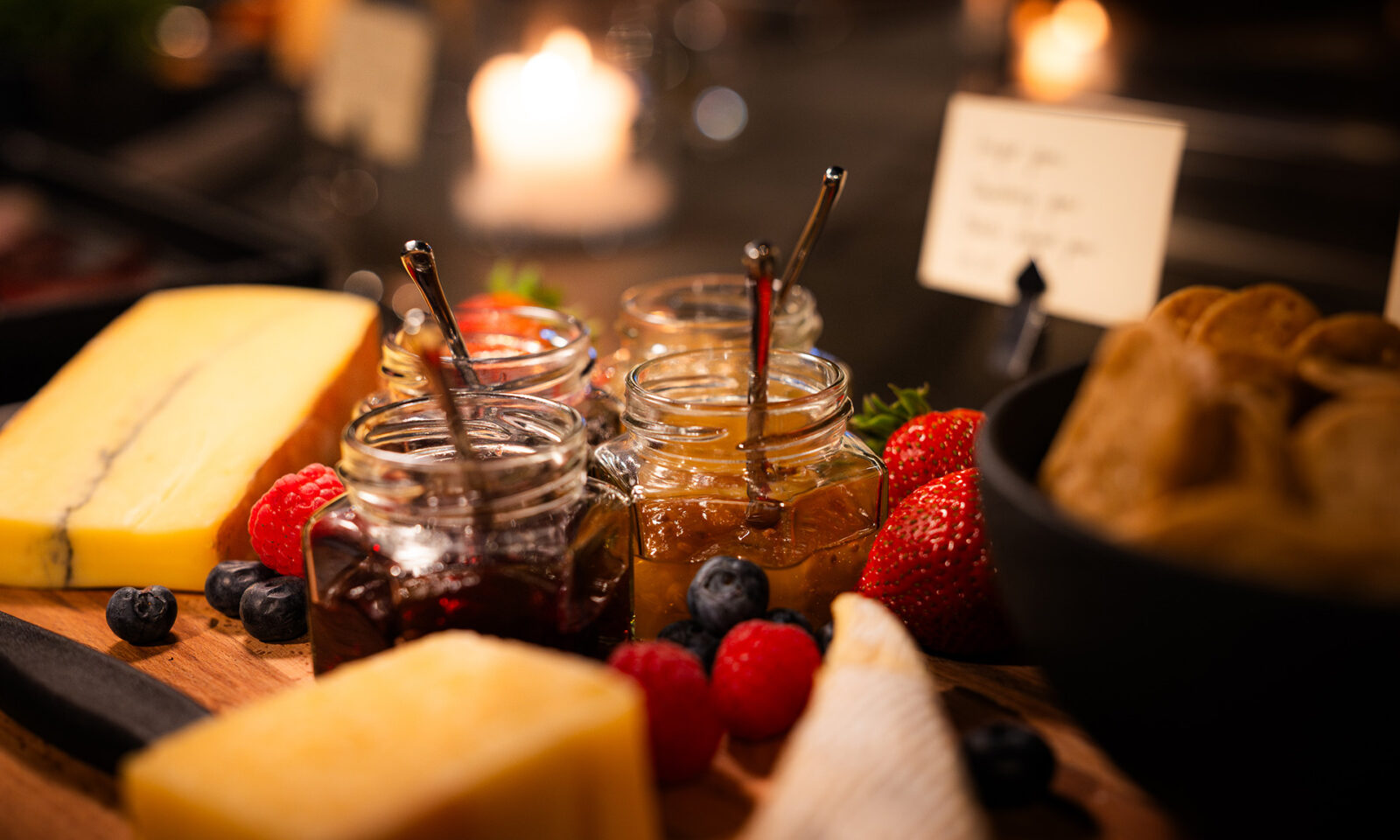 Breakfast of Aino Private Island Hotel, Rovaniemi, Lapland.