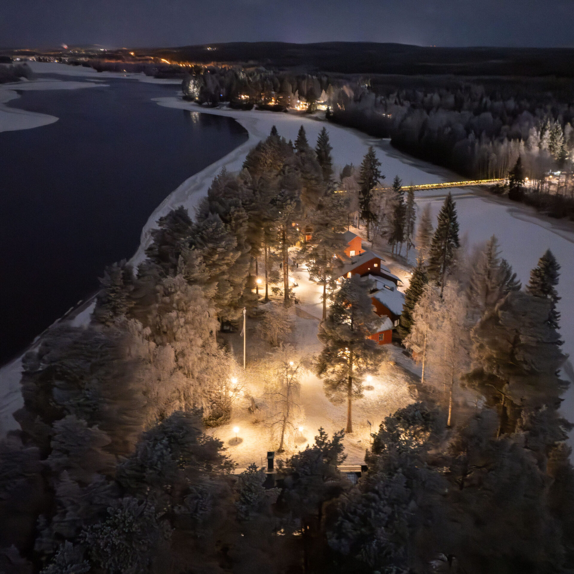 Aino Private Island Hotel on Christmas time.