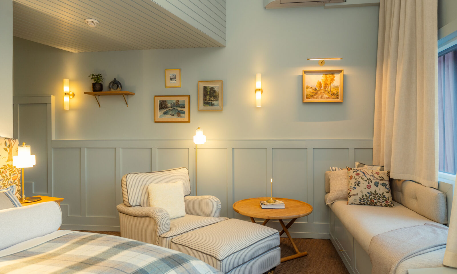 Suite of Aino Private Island Hotel, Lapland, Rovaniemi.